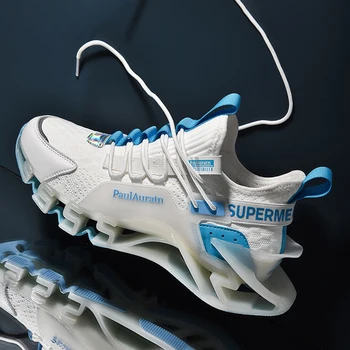 2022 Новые мужские кроссовки, повседневная обувь для бега, тканая дышащая теннисная нескользящая удобная модная вулканизированная обувь большого размера