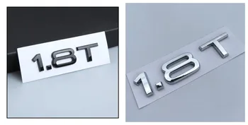 5X ABS Хром Глянцевый черный 1,8 Т Автомобильный Стайлинг Боковая Эмблема кузова Хвост Багажник Крыло Значок Наклейка для Audi A4 A3 A5 Q3 Q5 и т.д.