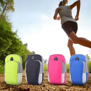 6,5-дюймовая спортивная сумка для бега на открытом воздухе, многофункциональная сумка для мобильного телефона, кошелек для ключей, сумка для ремня для бега, водонепроницаемый материал