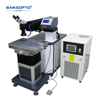 Baikeopto 200 Вт Высокоточный автоматический YAG Лазерный сварочный аппарат для ремонта металлических пресс-форм