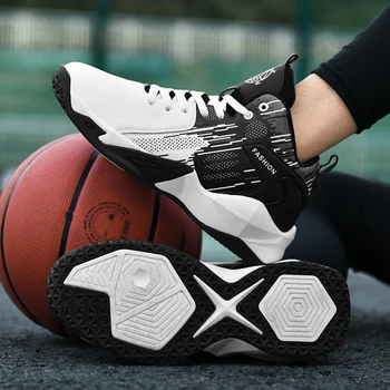 DR.EAGLE Высококачественная баскетбольная обувь Мужские кроссовки Мужская баскетбольная обувь Осенняя высокая противоскользящая спортивная обувь для активного отдыха Большого размера 48