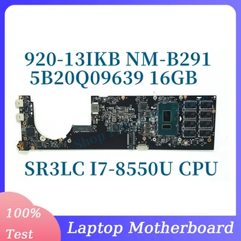DYG60 NM-B291 С процессором SR3LC I7-8550U 16 ГБ Материнская Плата Для ноутбука Lenovo Yoga 920-13IKB Материнская Плата 5B20Q09639 100% Полностью Протестирована В порядке