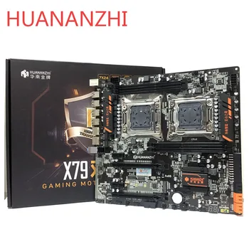 HUANANZHI huananzhi X79 двухпроцессорная материнская плата LGA2011 LGA 2011 с двухпроцессором DDR3, подходящая для серверного процессора и серверной памяти