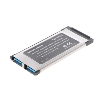 PCI-E PCI Express На 2 Порта USB 3.0 34 мм Expresscard Конвертер Карт Адаптер Прямая Поставка