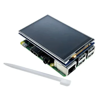 SPI Raspberry Pi Модуль 3,5 дюйма 320 * 480 пикселей HX8357D 26-контактный TFT ЖК-дисплей цветной HX8357D Резистивная сенсорная панель управления LED