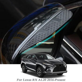 Автомобильное Зеркало Заднего Вида От Дождя Для Бровей Auto Snow Guard Солнцезащитный Боковой Козырек Shade Protector Для Lexus RX AL20 2016-PresentAccessories