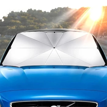 Автомобильный солнцезащитный козырек, складной, удобный, подходит для всех автомобилей Chery, специальная защита от солнца, теплоизоляция, автомобильный солнцезащитный козырек, автоматический зонт