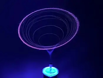 Версия Bluetooth музыкальная катушка Тесла космическое освещение плазменный рупорный усилитель научный эксперимент drsstc tesla