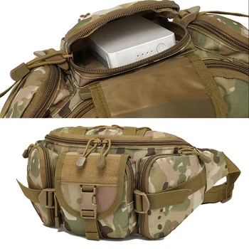 Военная сумка для фанатов, тактическая поясная сумка, спортивная сумка на открытом воздухе, водонепроницаемая, для верховой езды, для бега, многофункциональная нагрудная сумка