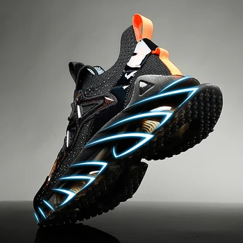 Дизайнерские мужские кроссовки для бега, высококачественные мужские кроссовки, мужские повседневные кроссовки, роскошные кроссовки для бега, Дышащие Модные кроссовки для бега по тропе