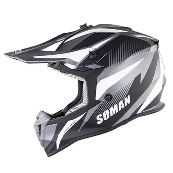 Мотоциклетный полнолицевый шлем, защищающий от крушения, Модульный шлем для крушения мотоцикла, универсальный для мотоцикла Dirt Pit Bike, ABS Пластик