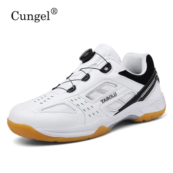Новая обувь для бадминтона Для мужчин и женщин, Большой размер 36-46, профессиональная одежда для бадминтона для дам, теннисные кроссовки, Легкая обувь для волейбола