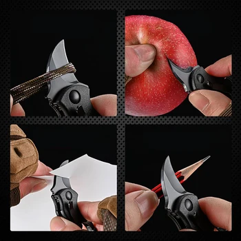 открытый нож EDC брелок нож для выживания Мини-тактический военный нож Складной Туристический Карманный походный нож для самообороны