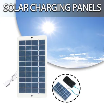 Солнечная Зарядная плата 4,5 Вт 5 В Солнечное зарядное устройство Мобильный банк зарядки Зарядное устройство USB Портативные водонепроницаемые солнечные батареи