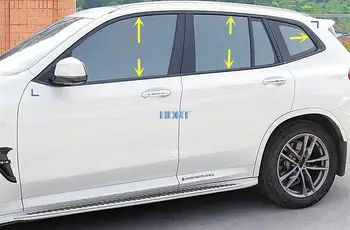 Стайлинг автомобиля из нержавеющей стали, Молдинг дверного окна, Молдинг рамы, накладка для отделки крышки, Аксессуары для BMW X3 ix3 2018-2022