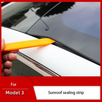 Уплотнительная резиновая прокладка для мансардного окна модели 3, модель Y, защита от ветра, шумоподавление, защита от пыли, водонепроницаемость Для модификации аксессуаров Tesla
