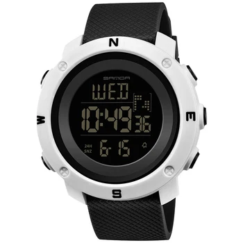 Цифровые мужские военные часы 50 м Водонепроницаемые наручные часы Светодиодные Электронные часы Спортивные часы Мужские Большие часы Мужские Relogios Masculino